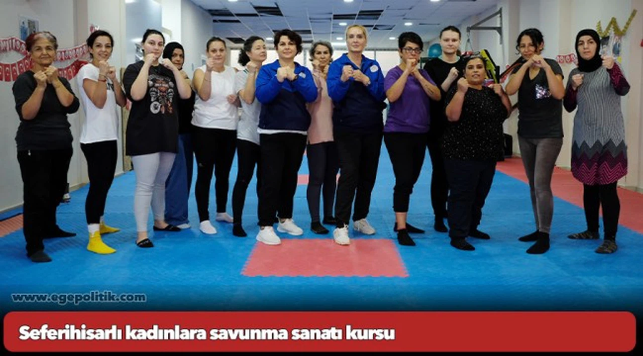 Seferihisarlı kadınlara savunma sanatı kursu