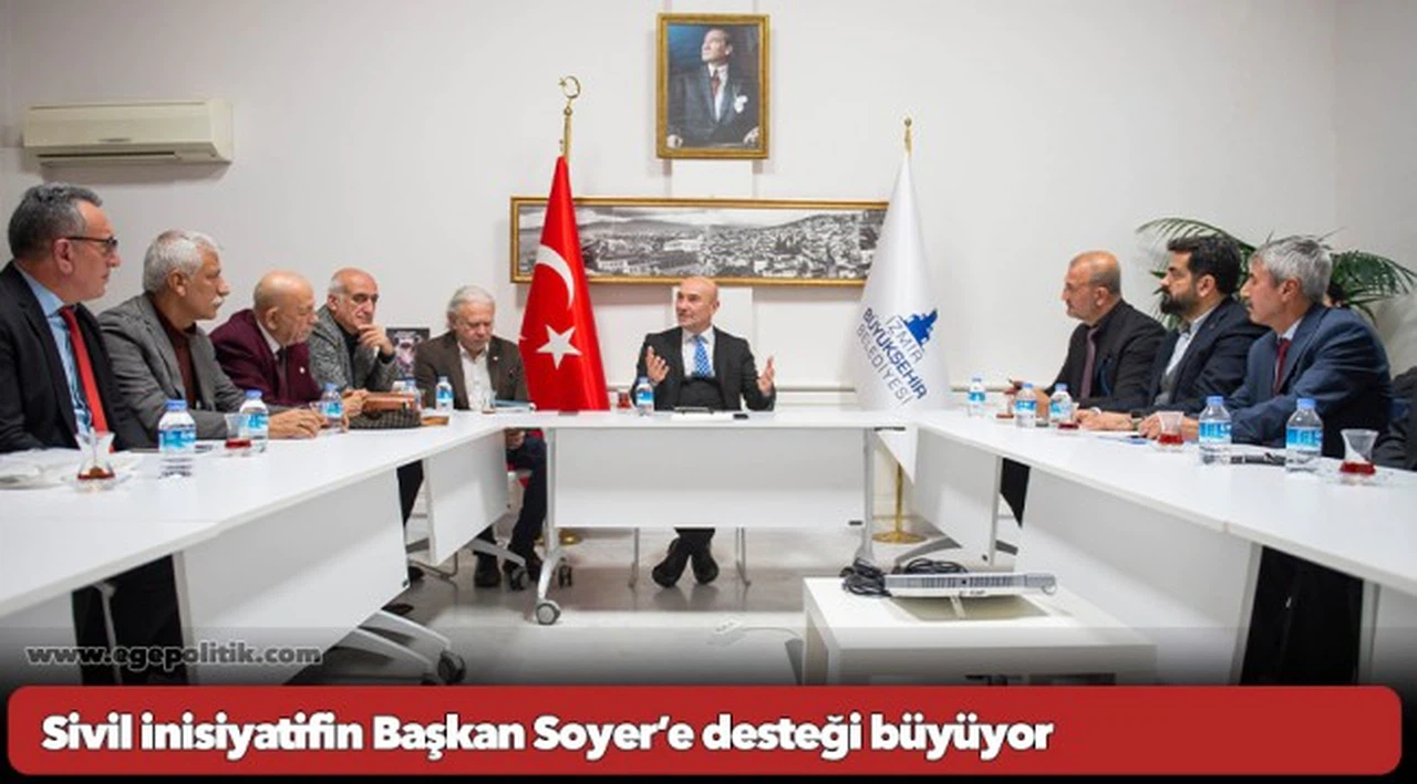 Sivil inisiyatifin Başkan Soyer’e desteği büyüyor