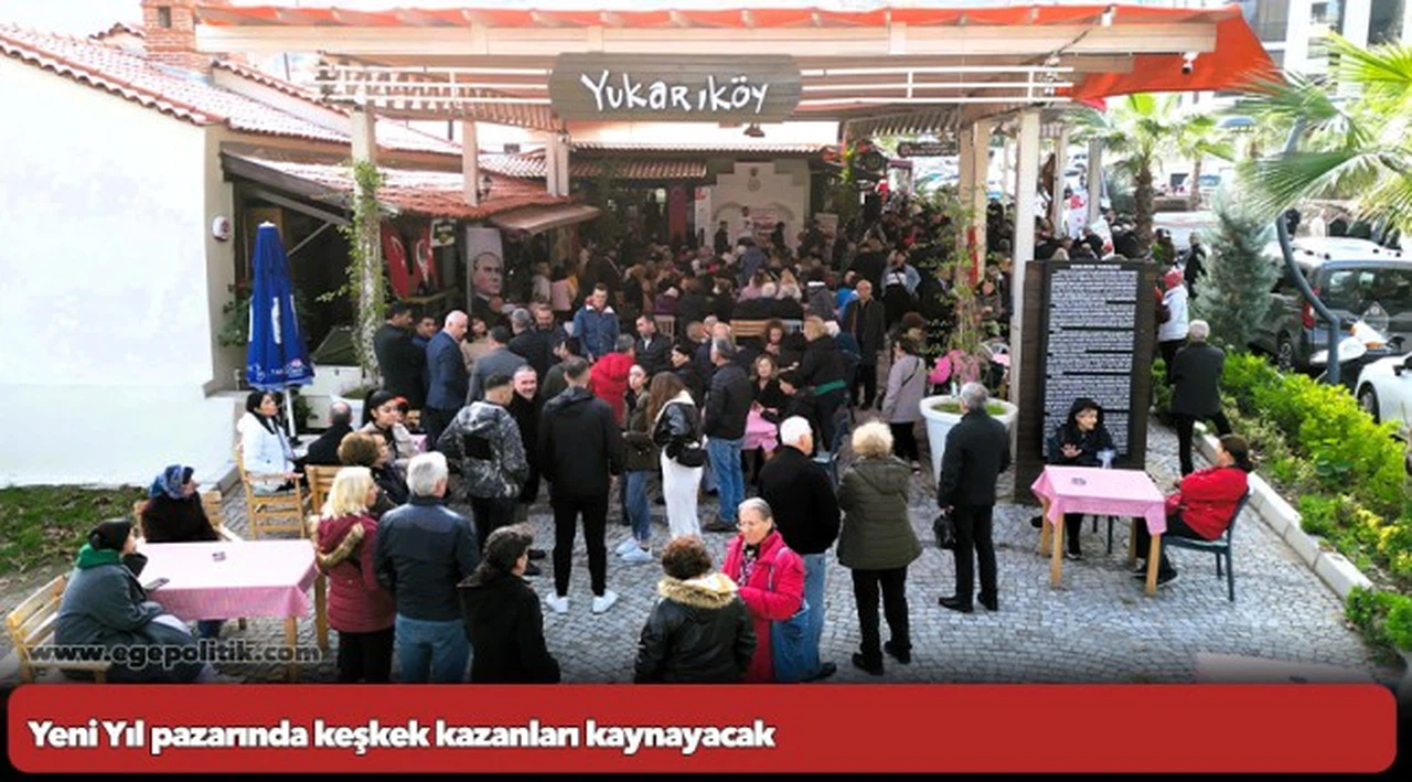 Yeni Yıl pazarında keşkek kazanları kaynayacak