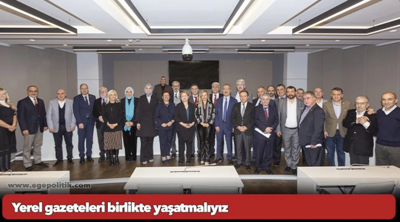 Yerel gazeteleri birlikte yaşatmalıyız