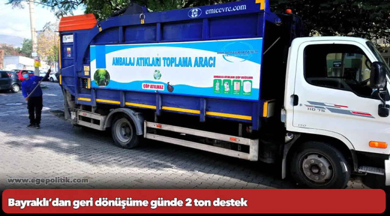 Bayraklı’dan geri dönüşüme günde 2 ton destek