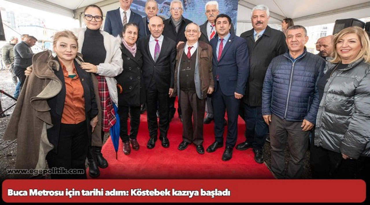 Buca Metrosu için tarihi adım: Köstebek kazıya başladı