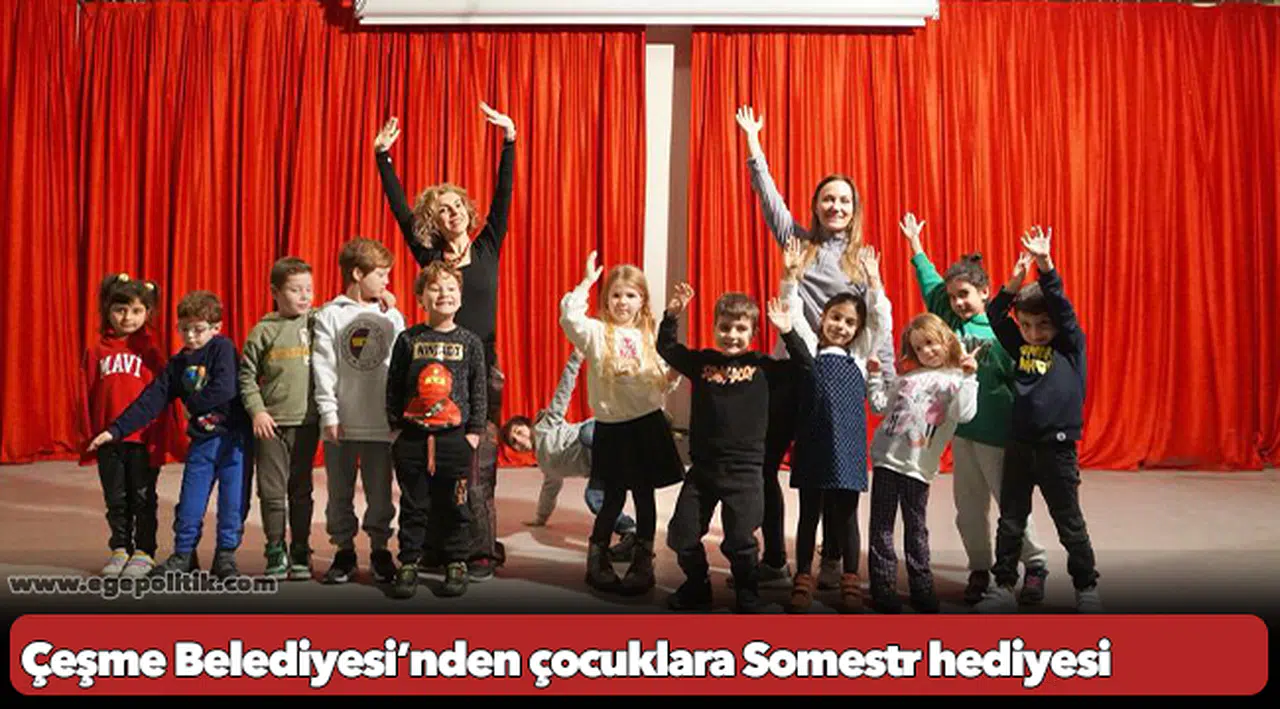 Çeşme Belediyesi’nden çocuklara Somestr hediyesi