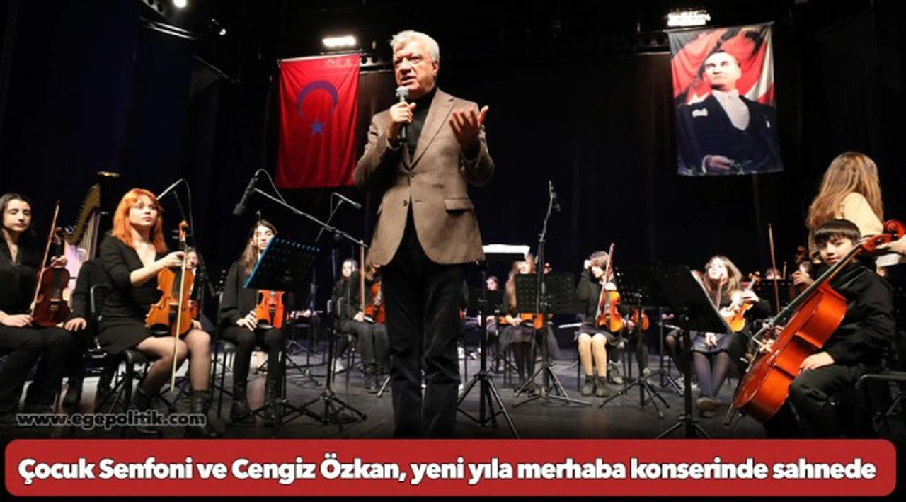 Çocuk Senfoni ve Cengiz Özkan, yeni yıla merhaba konserinde sahnede
