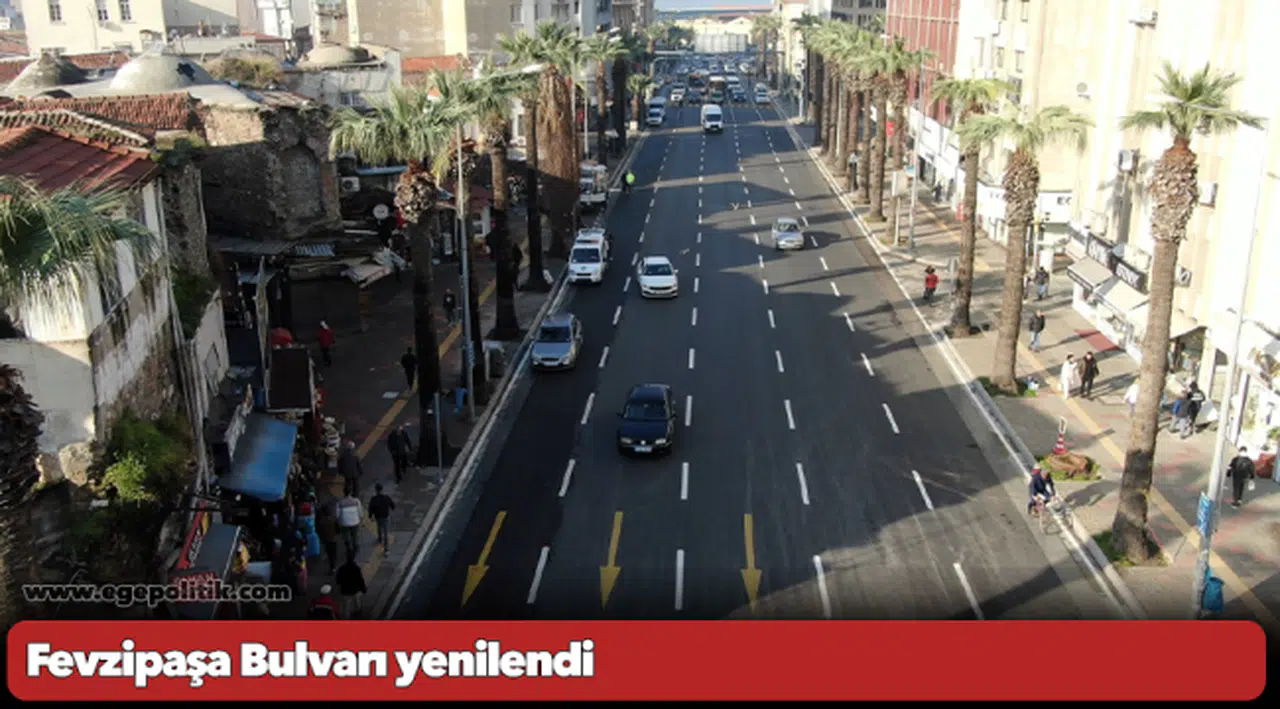 Fevzipaşa Bulvarı yenilendi