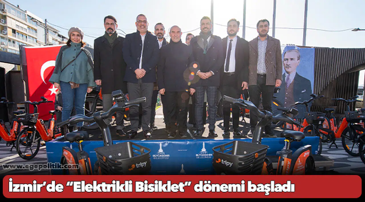İzmir’de “Elektrikli Bisiklet” dönemi başladı