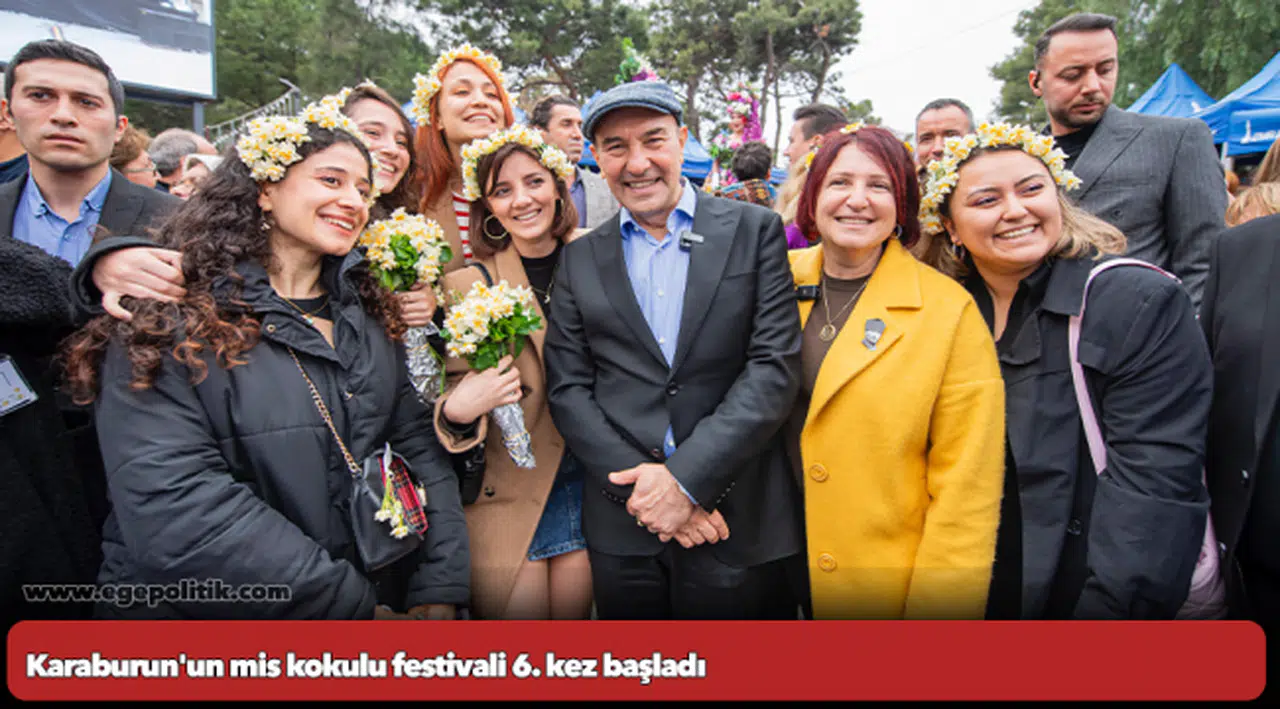 Karaburun'un mis kokulu festivali 6. kez başladı