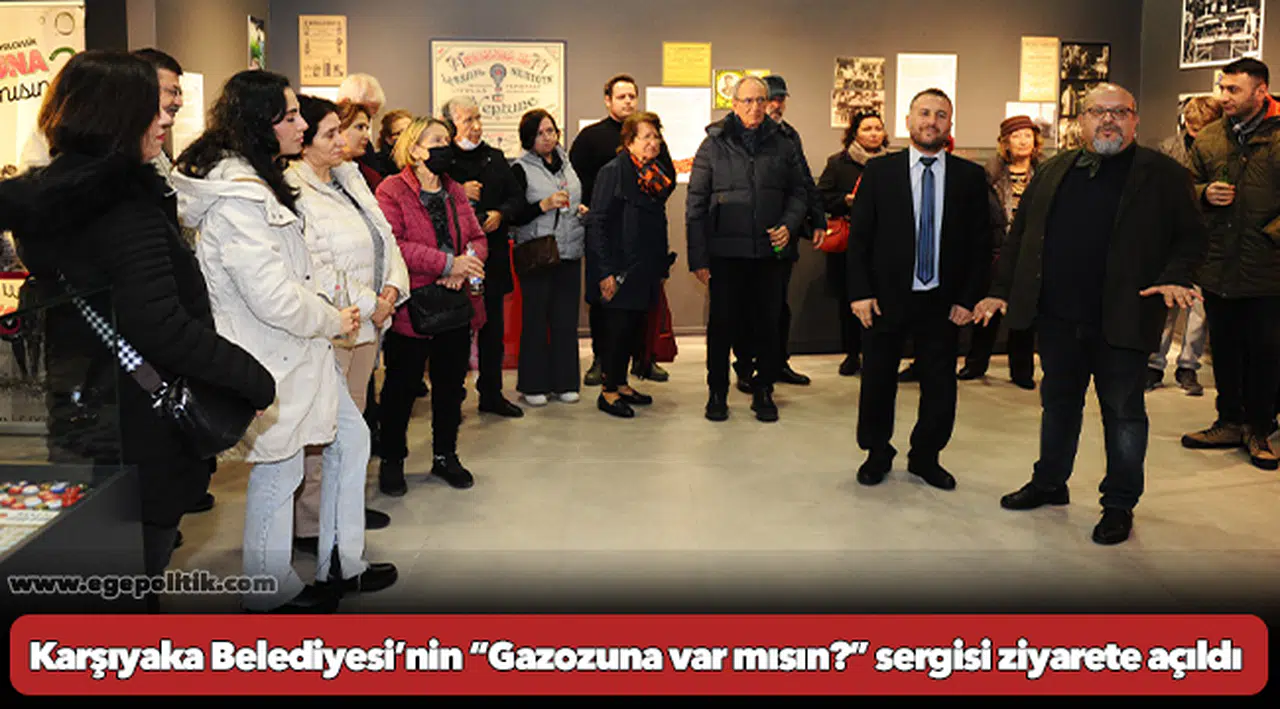 Karşıyaka Belediyesi’nin “Gazozuna var mısın?” sergisi ziyarete açıldı
