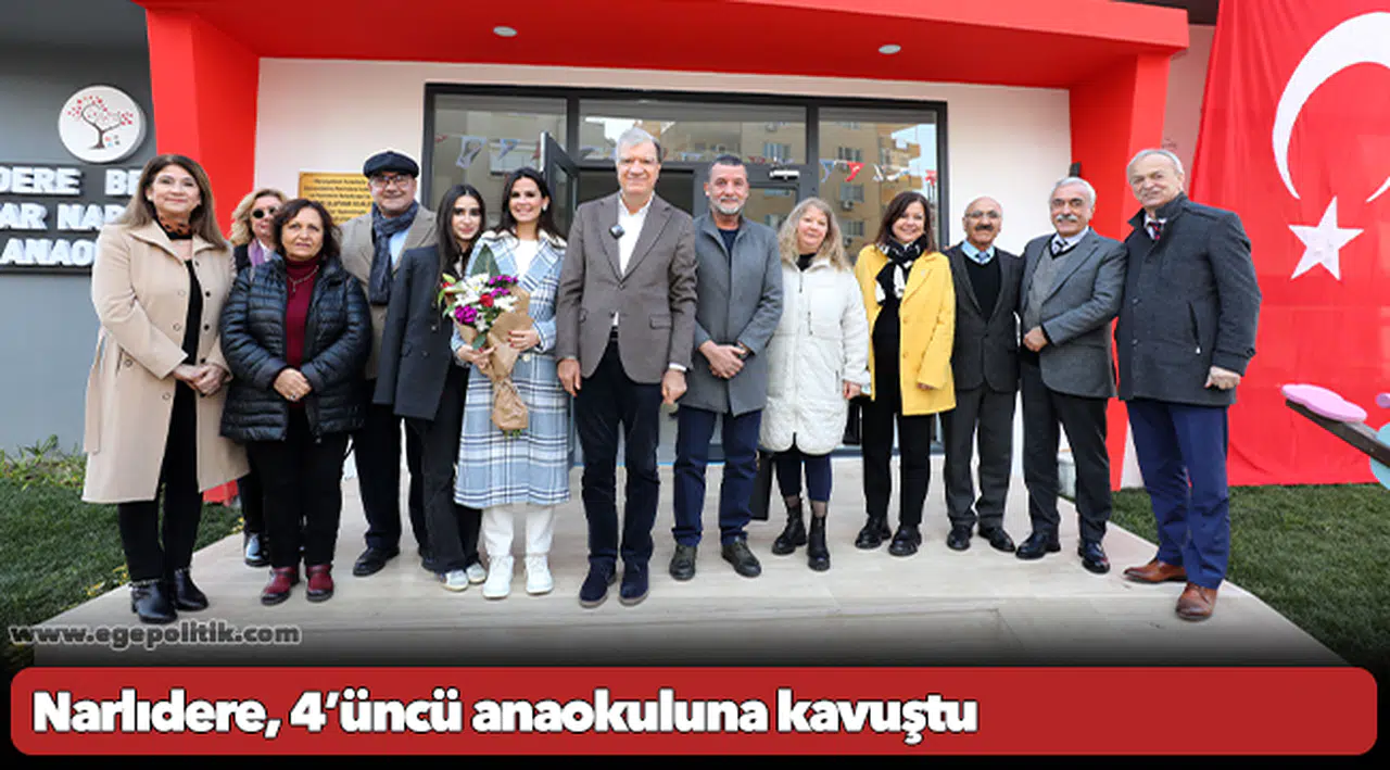Narlıdere, 4’üncü anaokuluna kavuştu