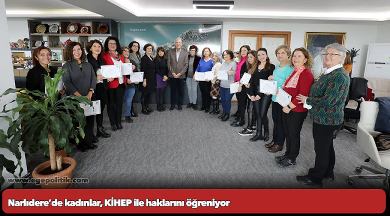 Narlıdere’de kadınlar, KİHEP ile haklarını öğreniyor