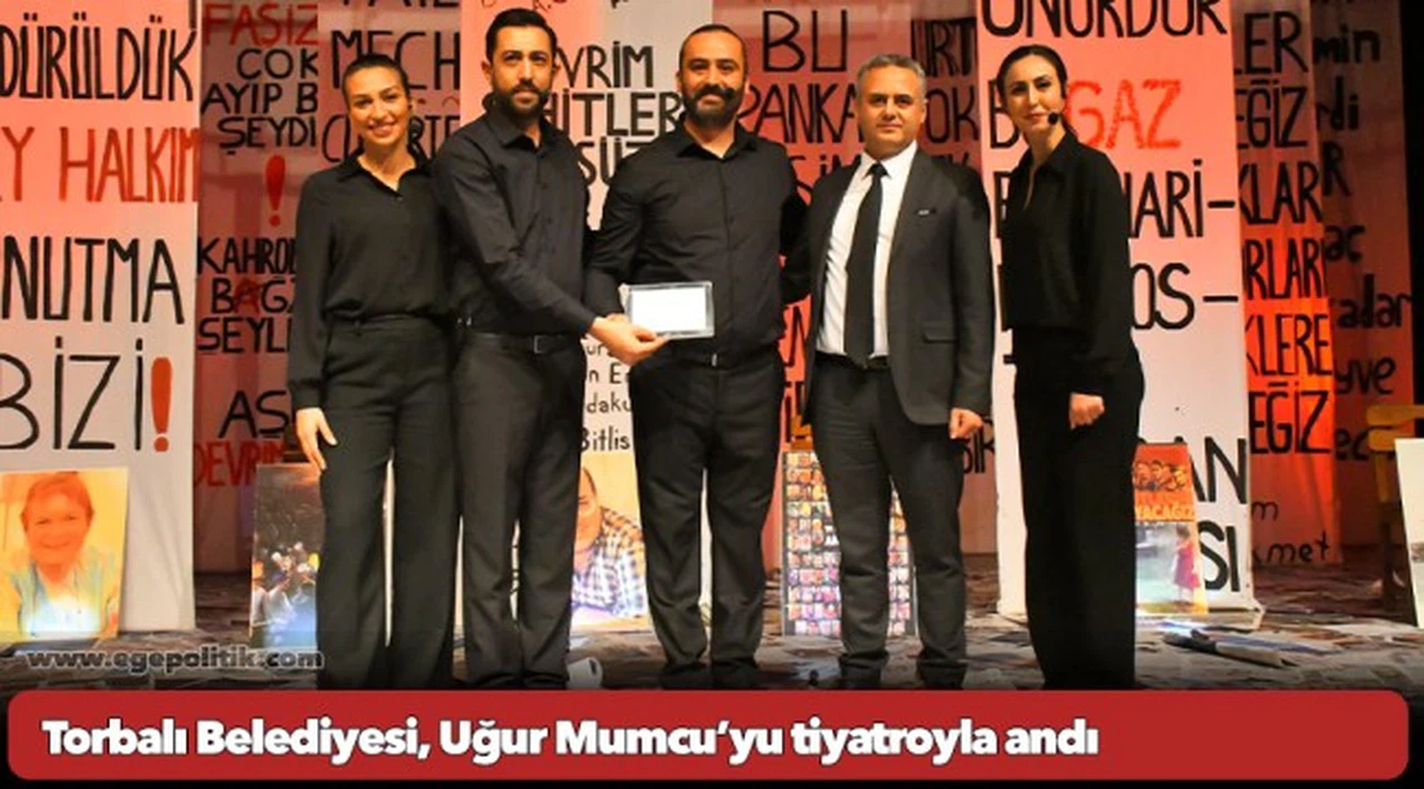 Torbalı Belediyesi, Uğur Mumcu’yu tiyatroyla andı