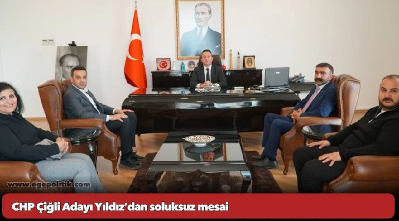 CHP Çiğli Adayı Yıldız’dan soluksuz mesai