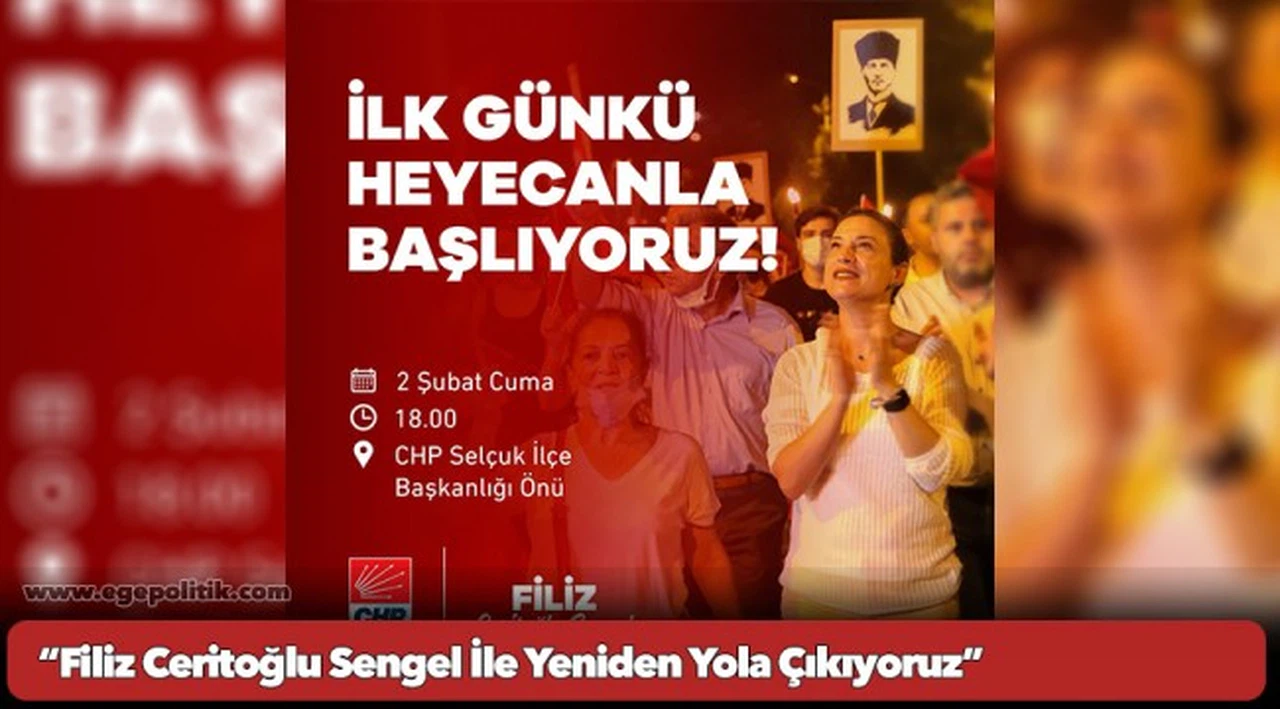 Efes Selçuk’ta Seçim Heyecanı Başlıyor: Filiz Ceritoğlu Sengel İle Yeniden Yola Çıkıyoruz
