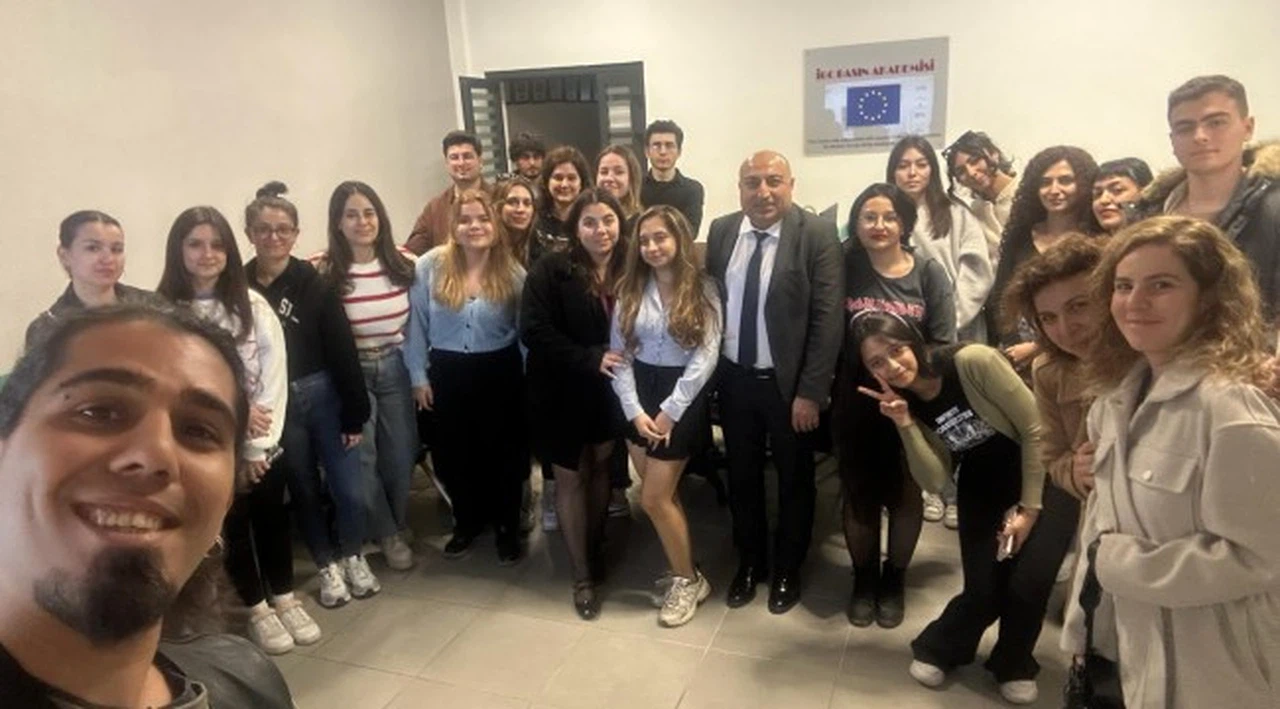 Haber Atölyeleri ilk eğitimi Mustafa Yılmaz’dan