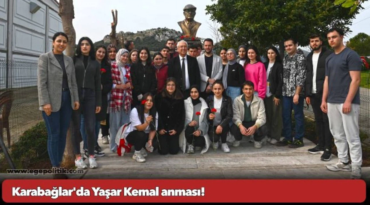 Karabağlar'da Yaşar Kemal anması!