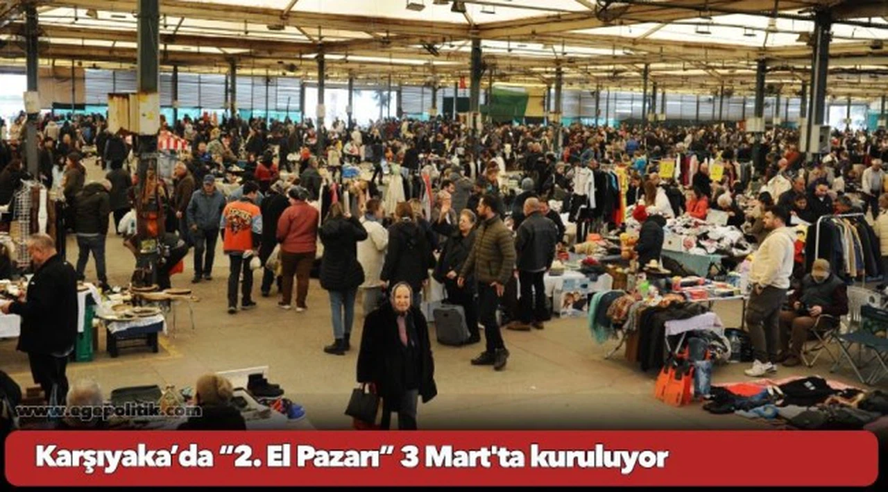 Karşıyaka’da “2. El Pazarı” 3 Mart'ta kuruluyor
