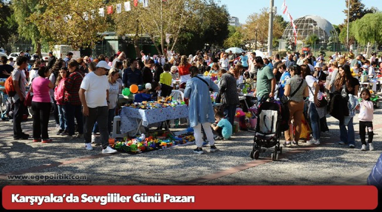 Karşıyaka’da Sevgililer Günü Pazarı