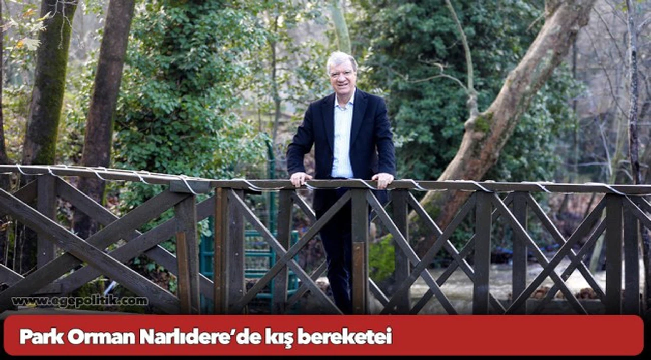 Park Orman Narlıdere’de kış bereketei