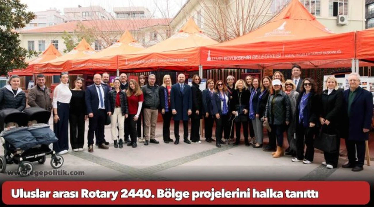 Uluslar arası Rotary 2440. Bölge projelerini halka tanıttı