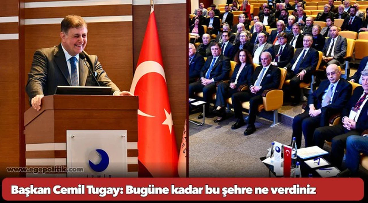 Başkan Cemil Tugay: Bugüne kadar bu şehre ne verdiniz