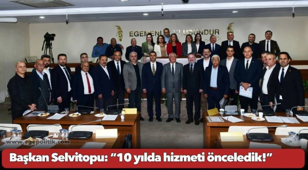 Başkan Selvitopu: “10 yılda hizmeti önceledik!”
