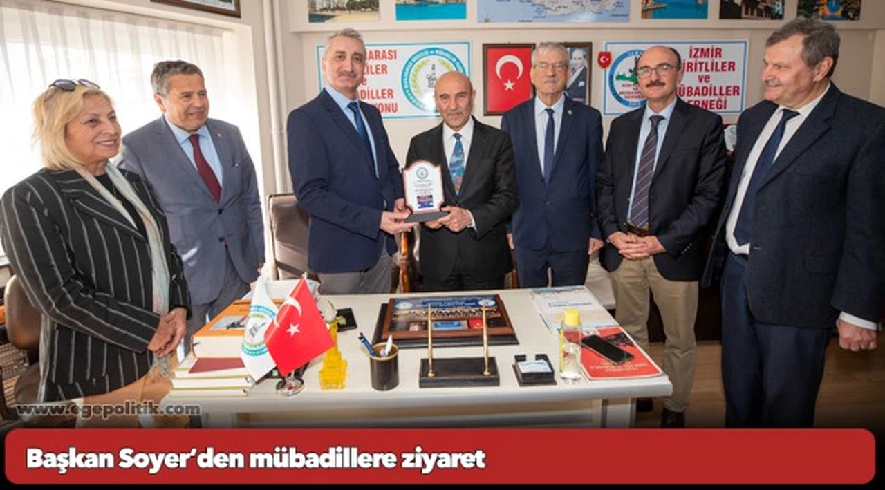 Başkan Soyer’den mübadillere ziyaret