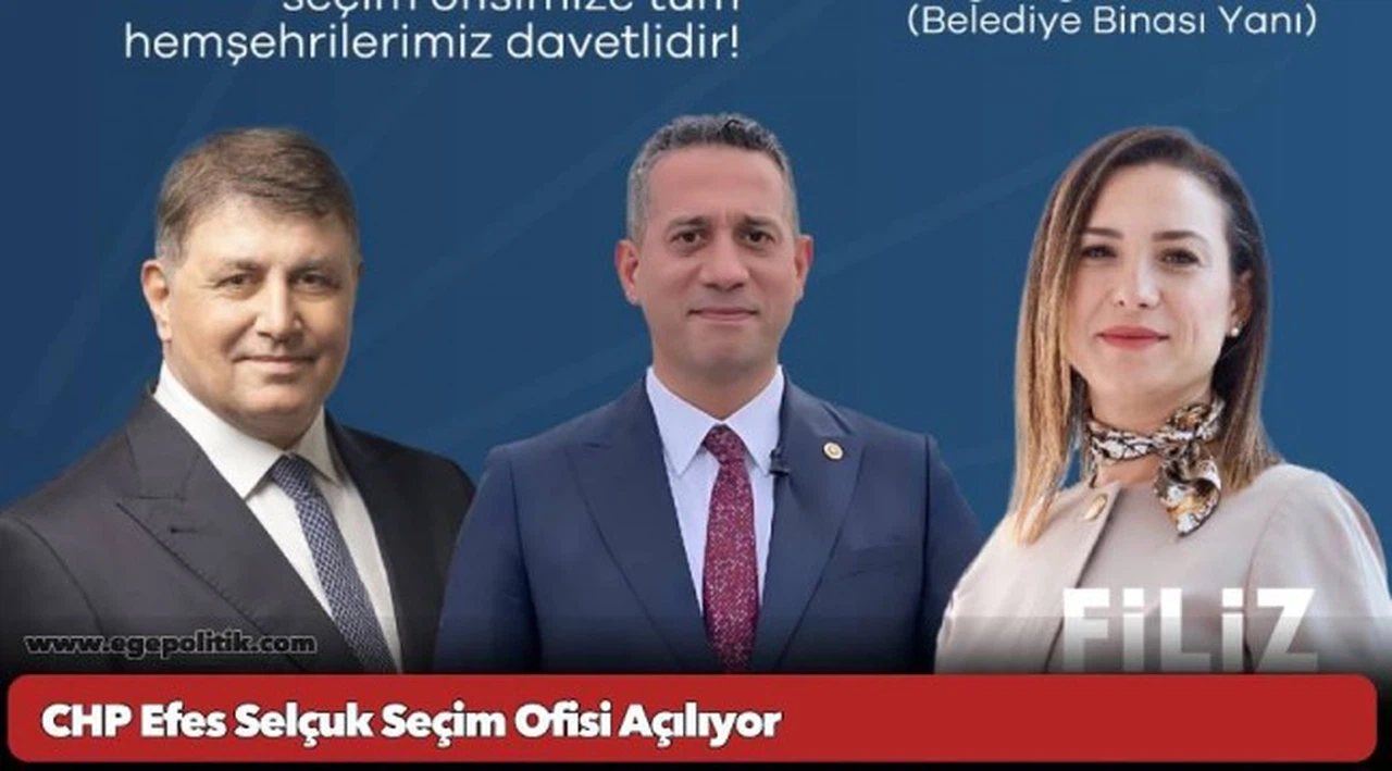 CHP Efes Selçuk Seçim Ofisi Açılıyor