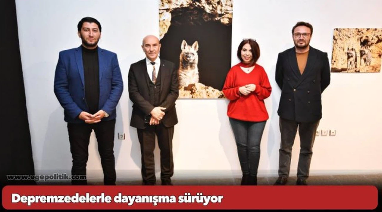 Depremzedelerle dayanışma sürüyor