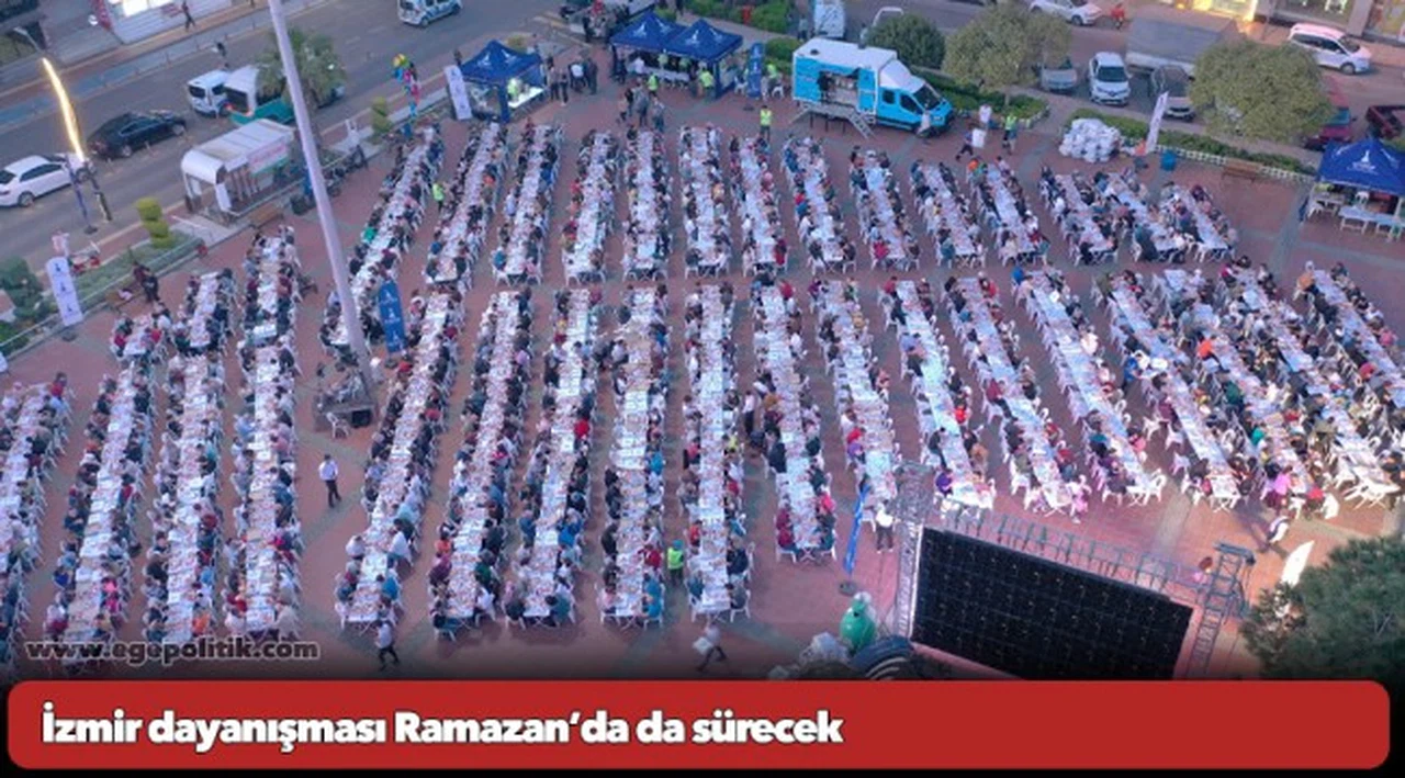 İzmir dayanışması Ramazan’da da sürecek