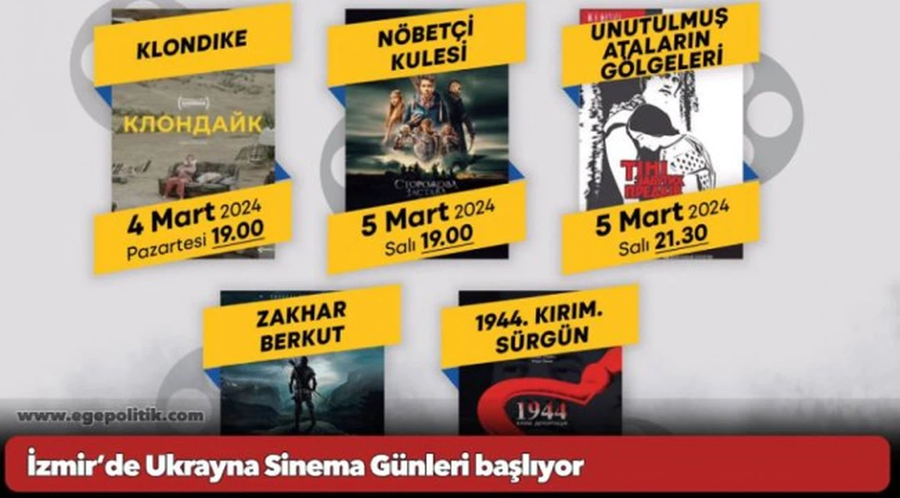 İzmir’de Ukrayna Sinema Günleri başlıyor