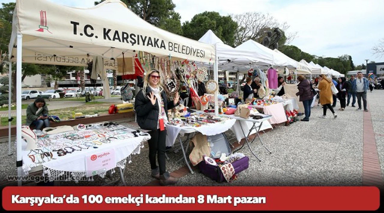 Karşıyaka’da 100 emekçi kadından 8 Mart pazarı