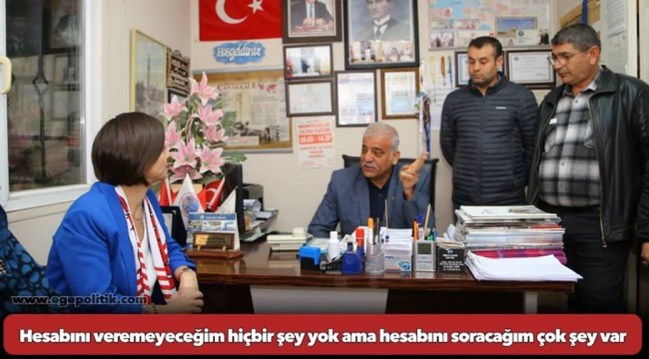 Kınay, "Hesabını veremeyeceğim hiçbir şey yok ama hesabını soracağım çok şey var"