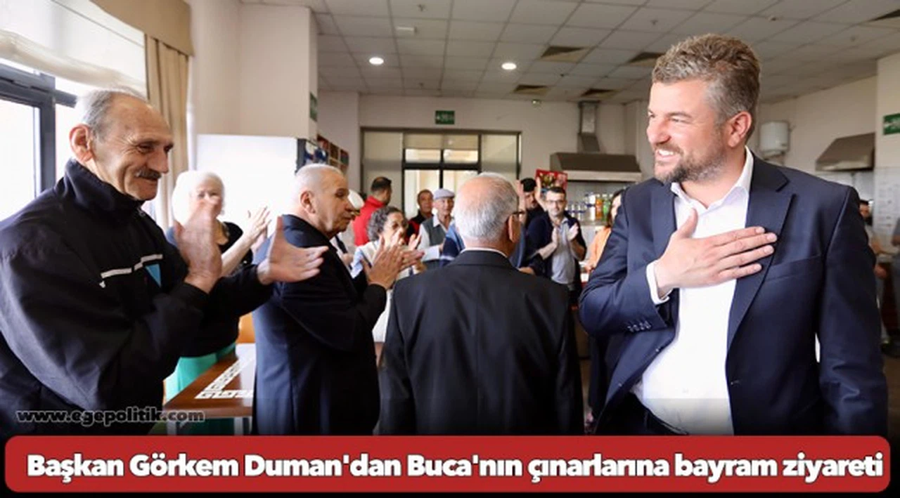 Başkan Görkem Duman'dan Buca'nın çınarlarına bayram ziyareti