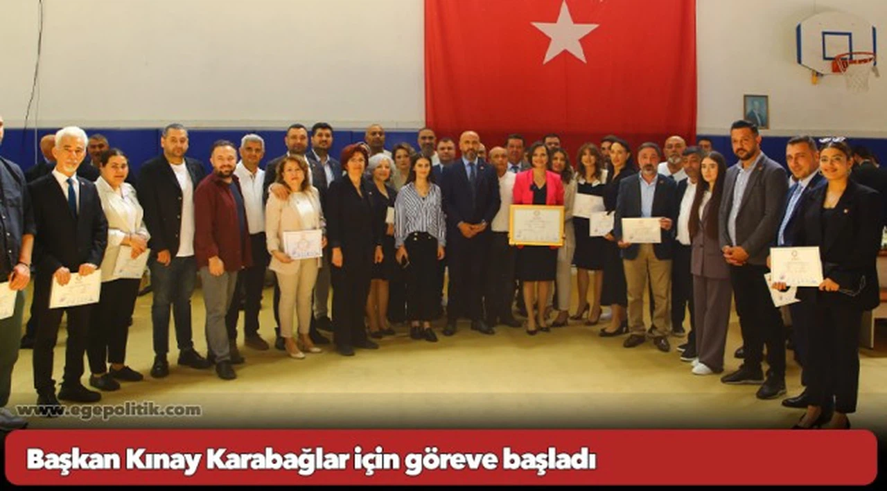 Başkan Kınay Karabağlar için göreve başladı
