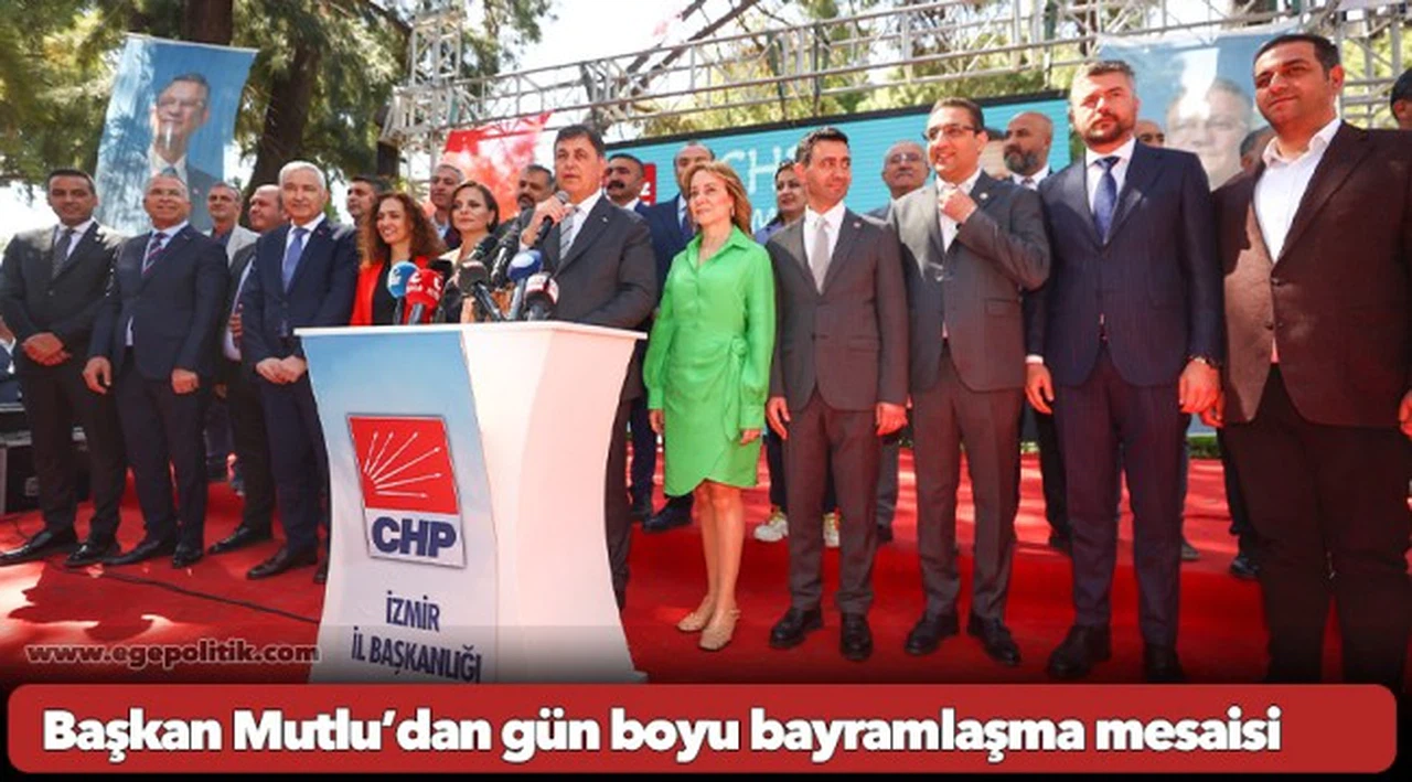 Başkan Mutlu’dan gün boyu bayramlaşma mesaisi