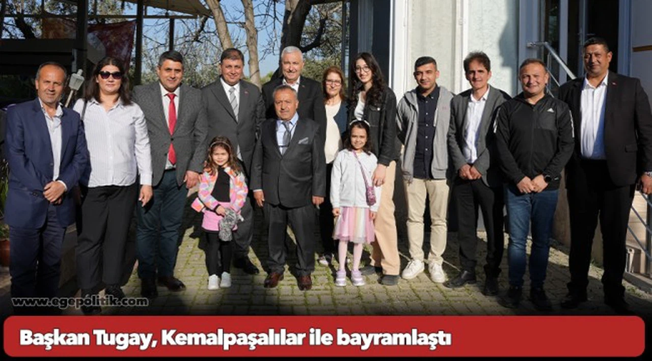 Başkan Tugay, Kemalpaşalılar ile bayramlaştı