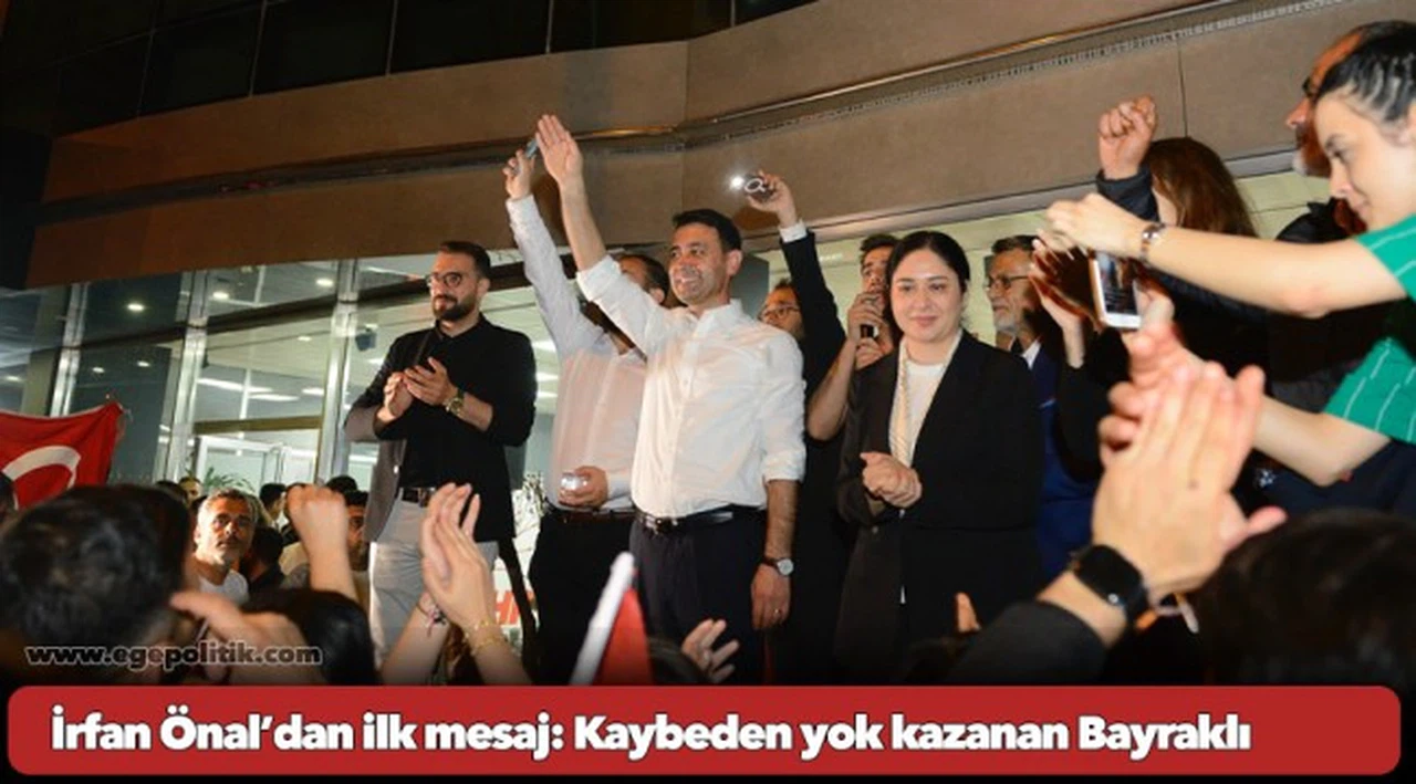 Bayraklı’nın yeni başkanı İrfan Önal’dan ilk mesaj: Kaybeden yok kazanan Bayraklı
