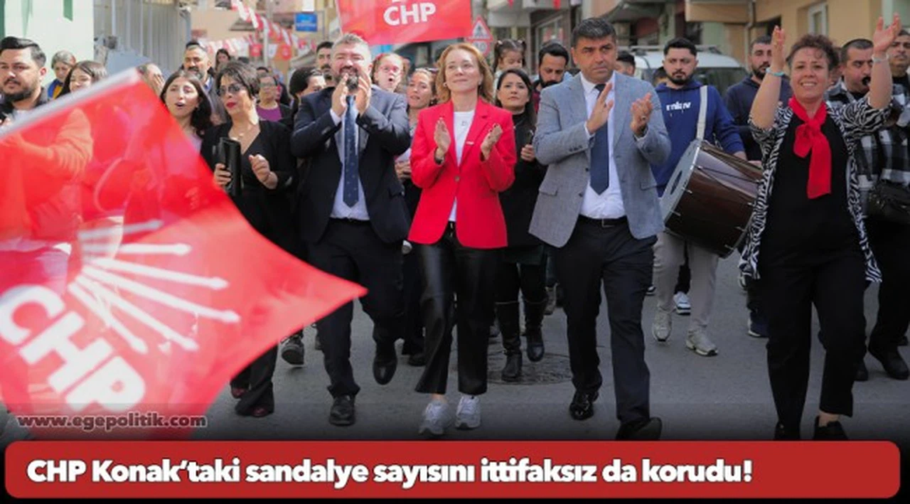 CHP Konak’taki sandalye sayısını ittifaksız da korudu!