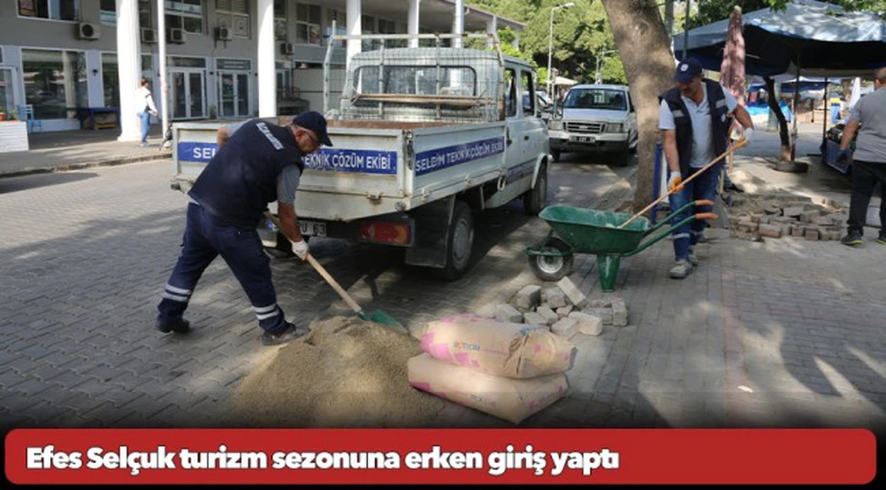 Efes Selçuk turizm sezonuna erken giriş yaptı