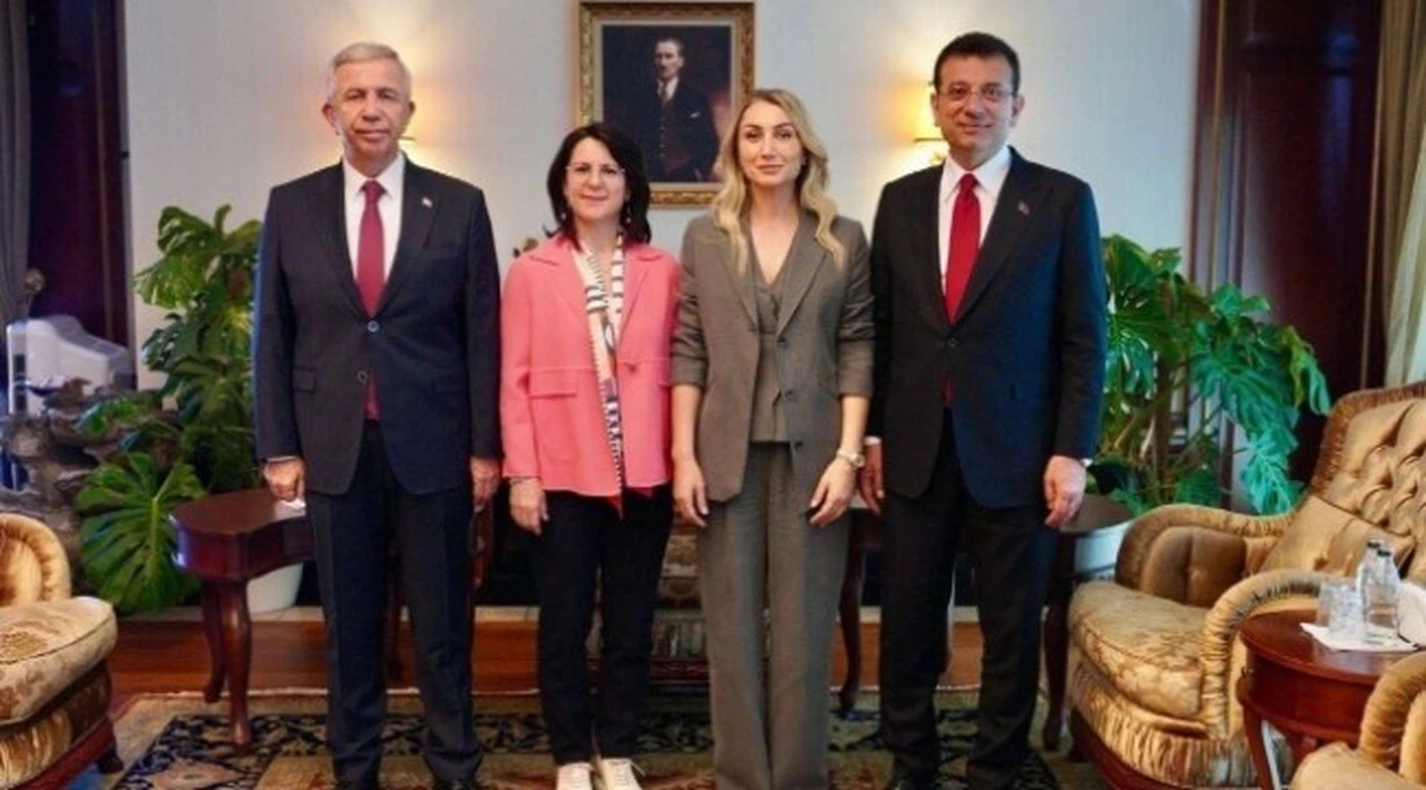 Ekrem İmamoğlu, Mansur Yavaş'ı ziyaret etti