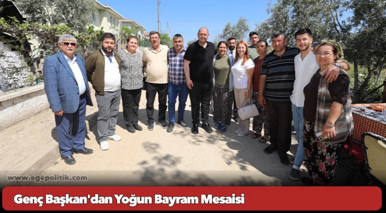 Genç Başkan'dan Yoğun Bayram Mesaisi