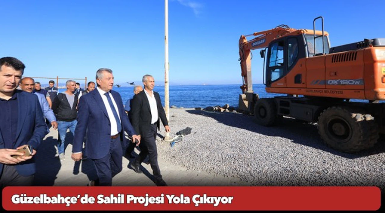 Güzelbahçe’de Sahil Projesi Yola Çıkıyor
