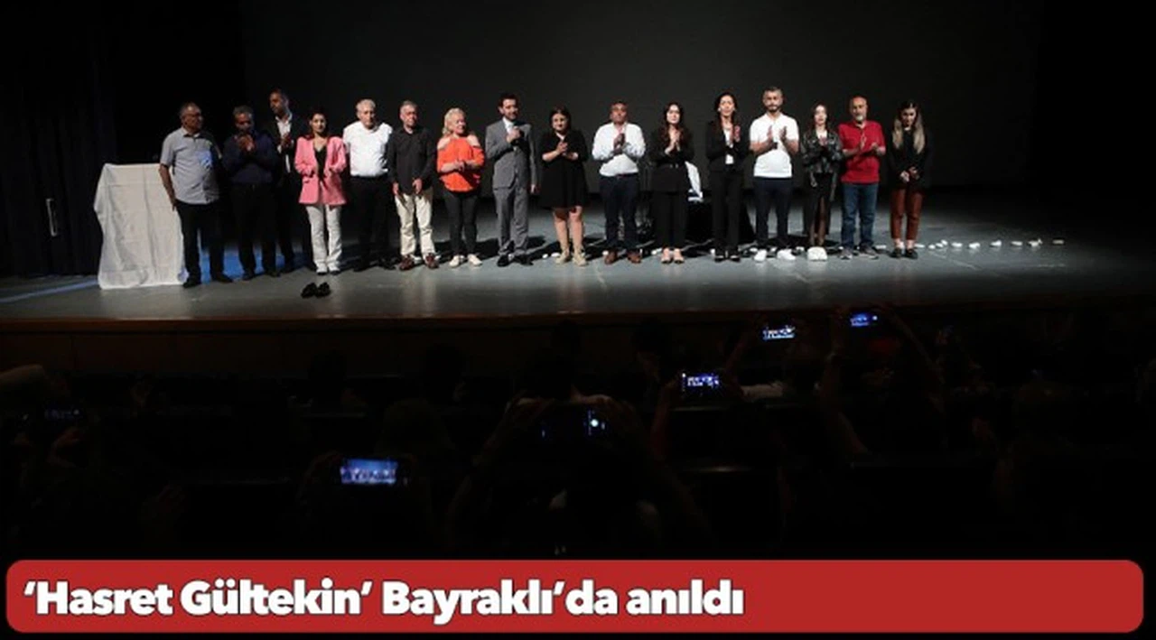 ‘Hasret Gültekin’ Bayraklı’da anıldı