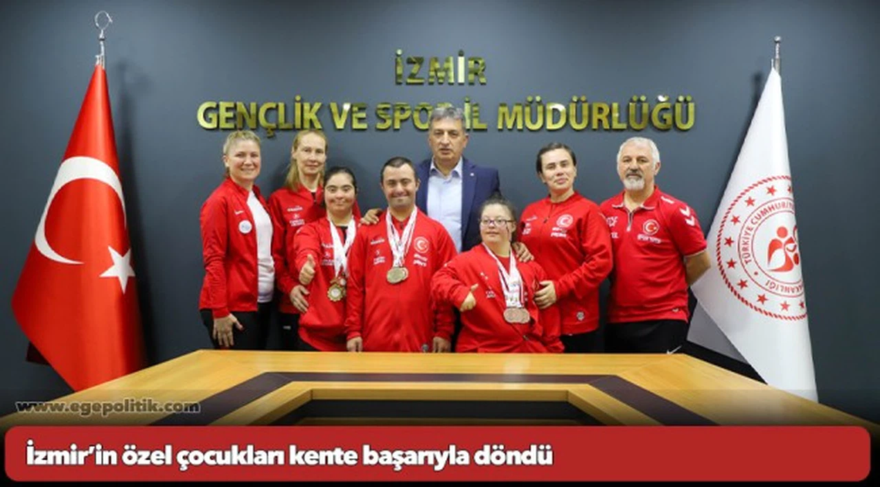 İzmir’in özel çocukları kente başarıyla döndü