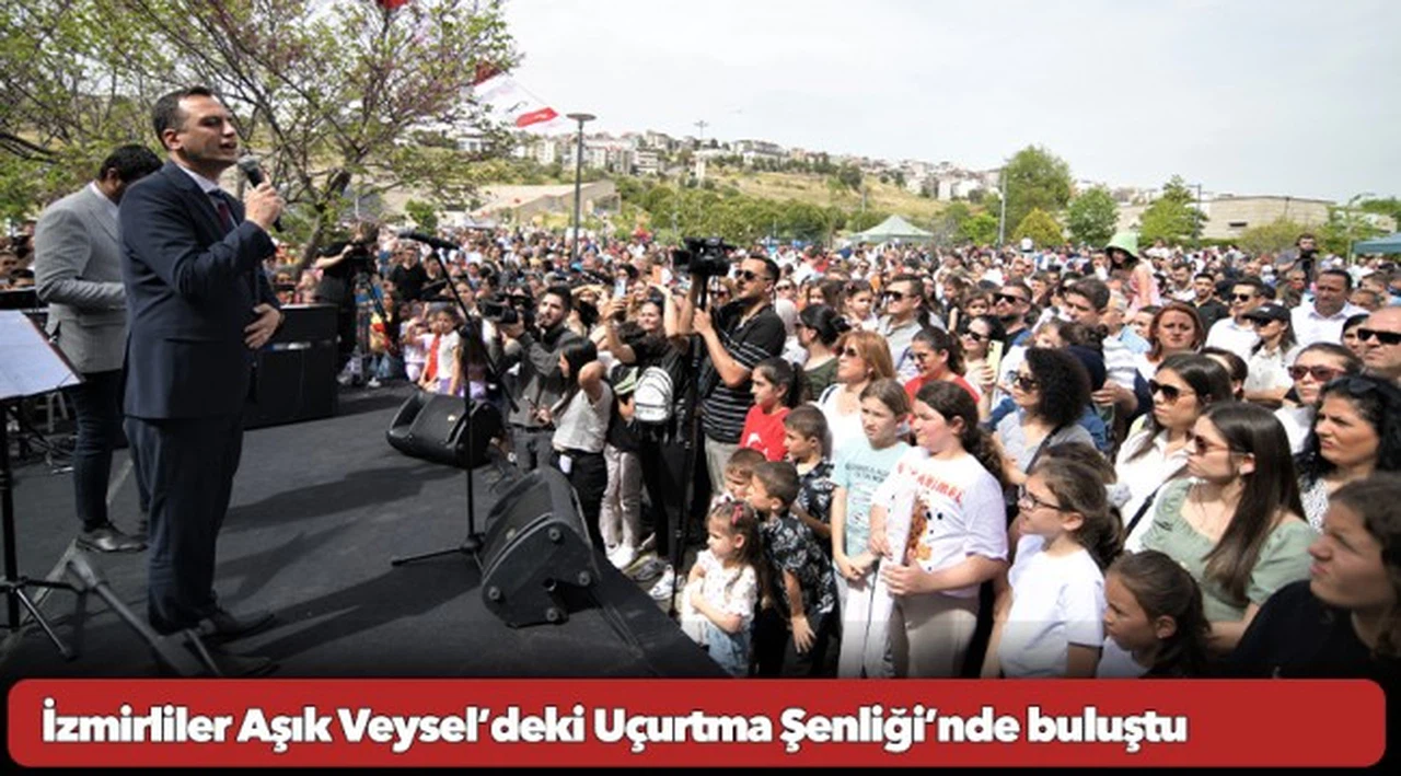 İzmirliler Aşık Veysel’deki Uçurtma Şenliği’nde buluştu