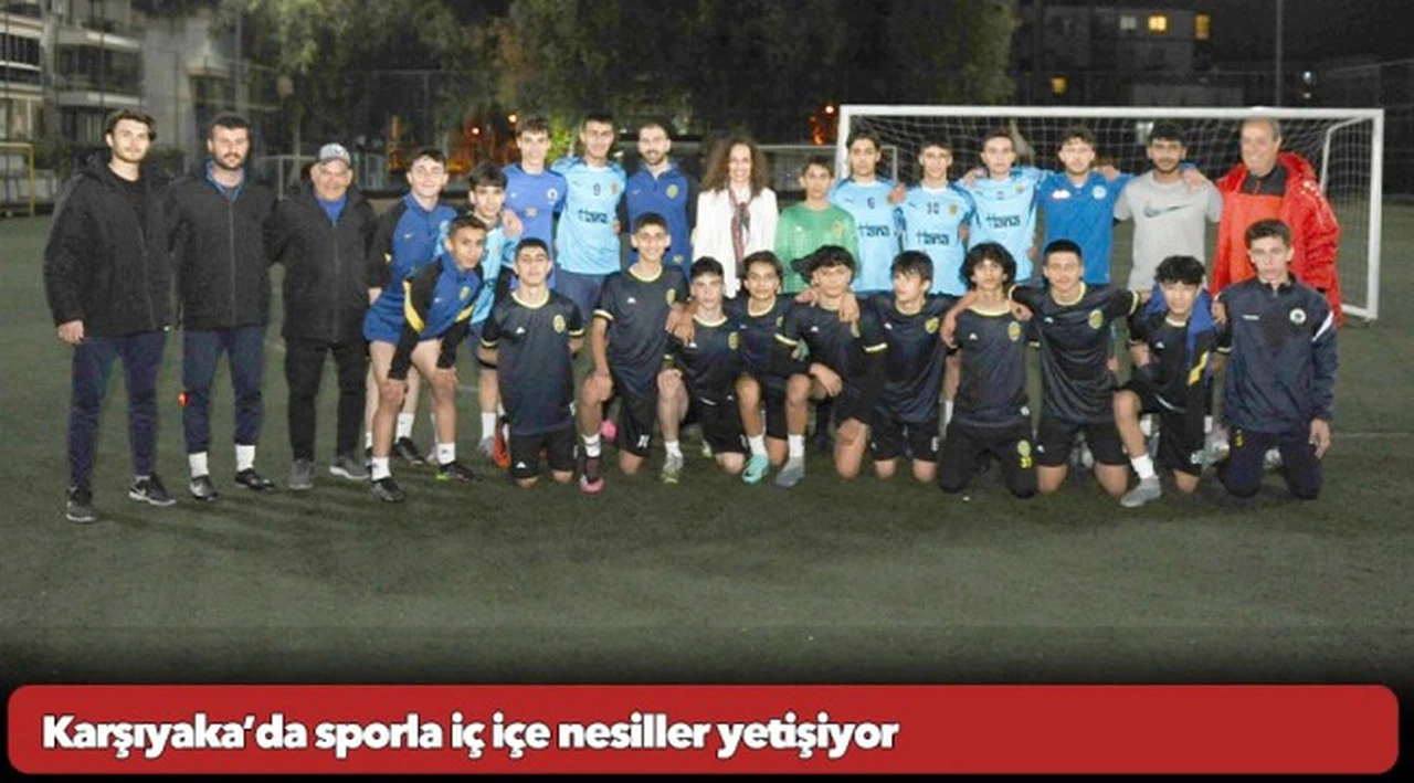 Karşıyaka’da sporla iç içe nesiller yetişiyor