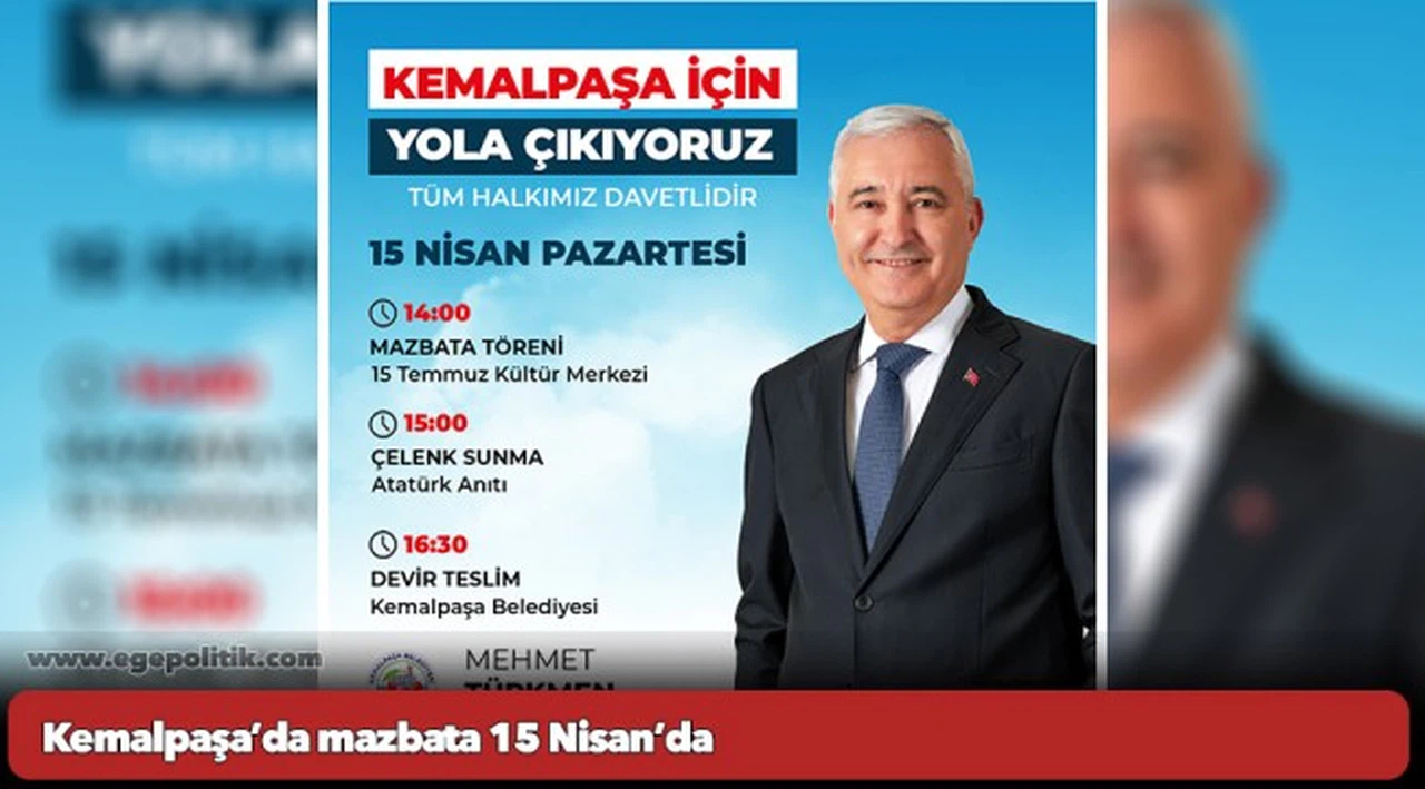 Kemalpaşa’da mazbata 15 Nisan’da
