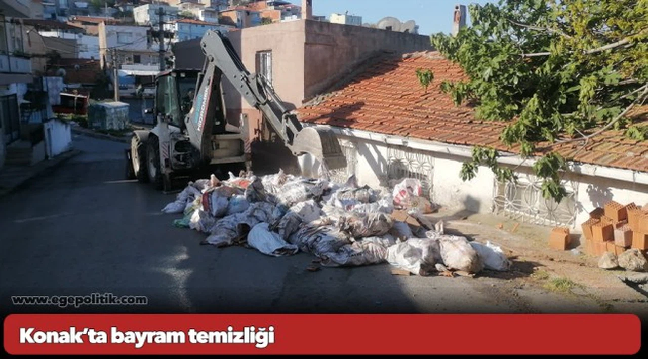 Konak’ta bayram temizliği