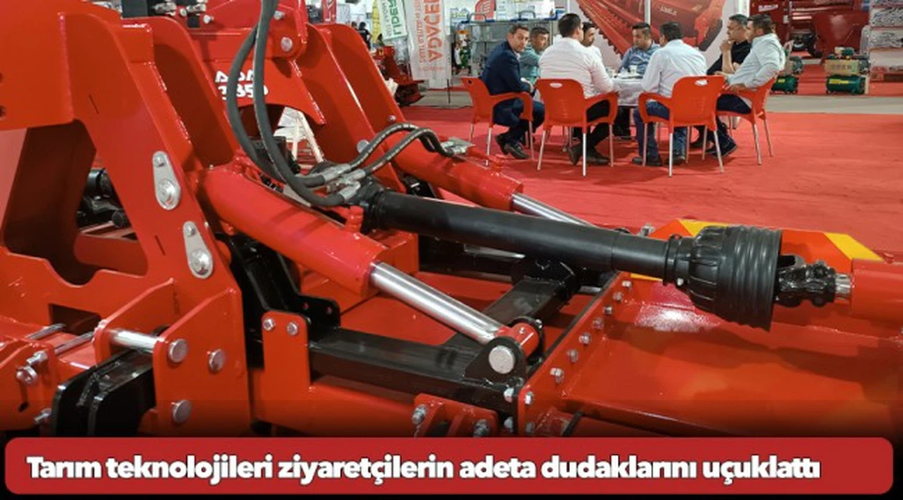 Tarım teknolojileri ziyaretçilerin adeta dudaklarını uçuklattı