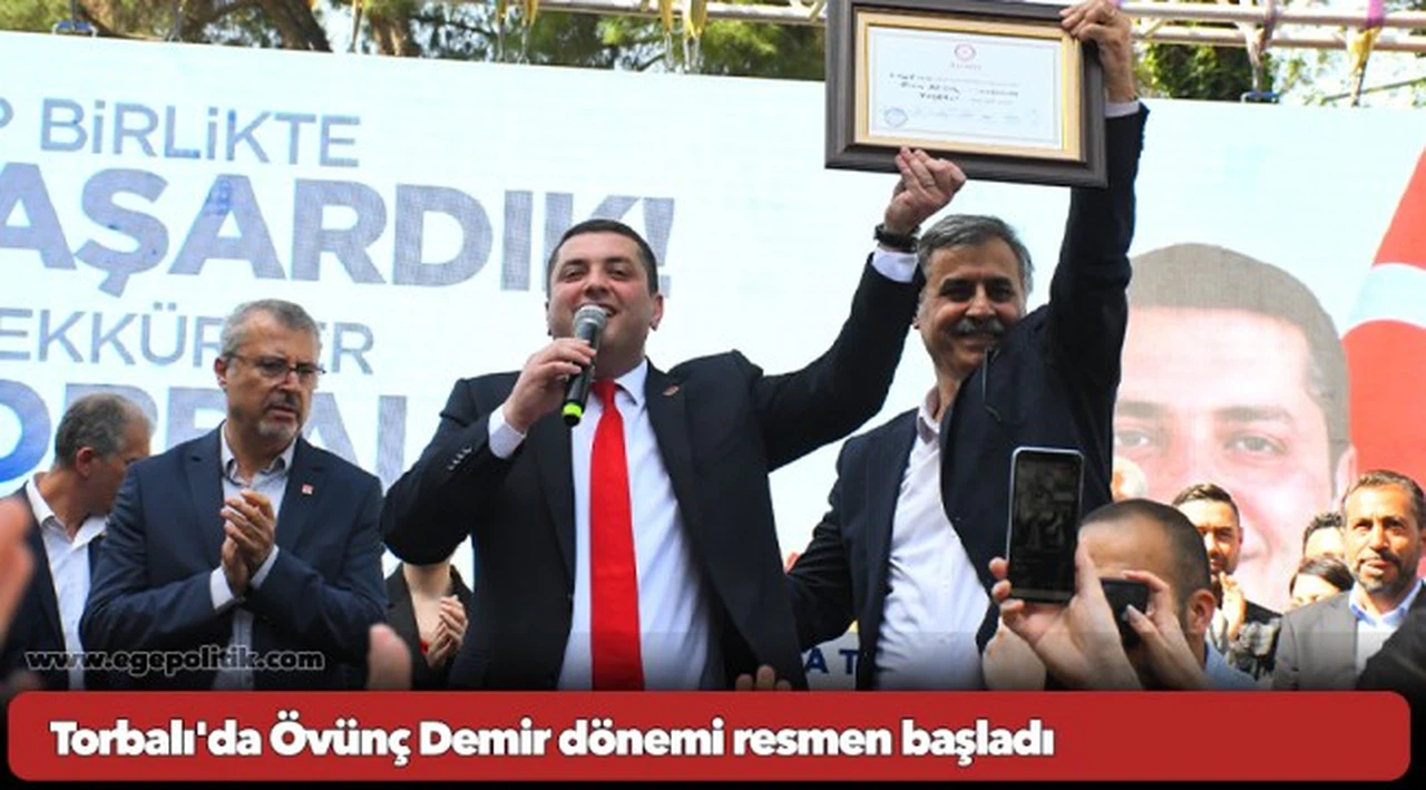 Torbalı'da Övünç Demir dönemi resmen başladı